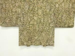 アンティーク　紋錦紗抽象草葉模様羽織
